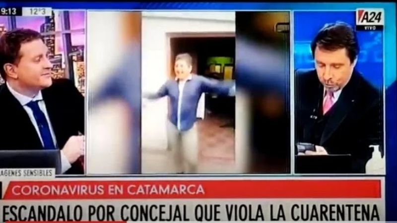 Concejal andalgalense complicado por hacer una fiesta en su casa