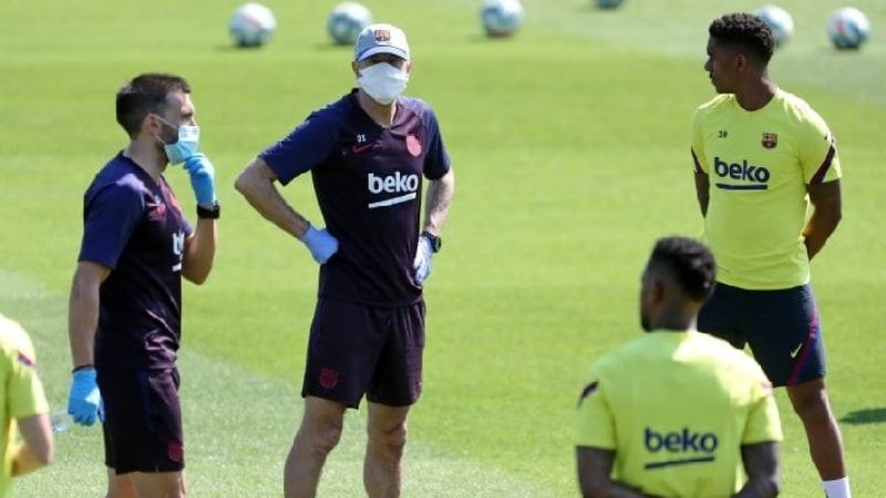 Un caso en Barcelona, pero no del  plantel de Champions