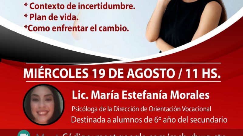 Charla Virtual: Planear la vida en tiempos de pandemia