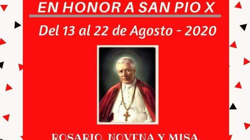 Fiestas patronales en honor de San Pío X