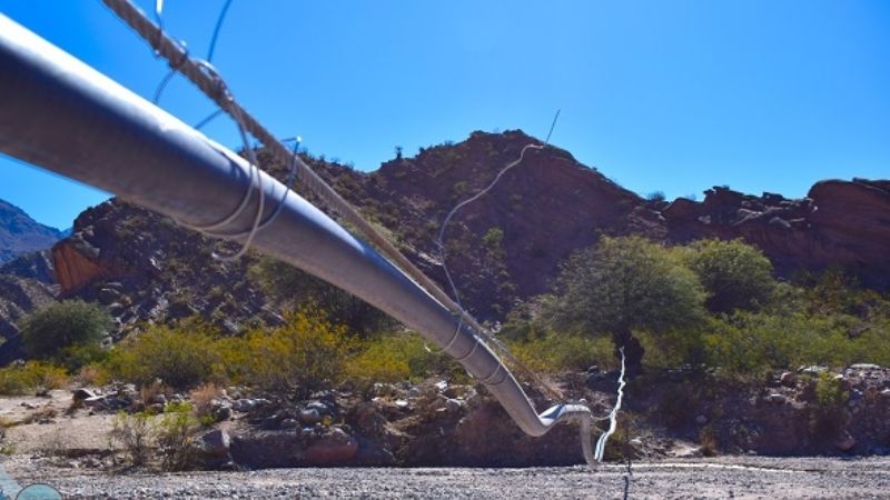 El Durazno, con agua potable