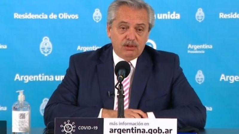 Fernández anunció que la vacuna estará lista en el primer semestre de 2021