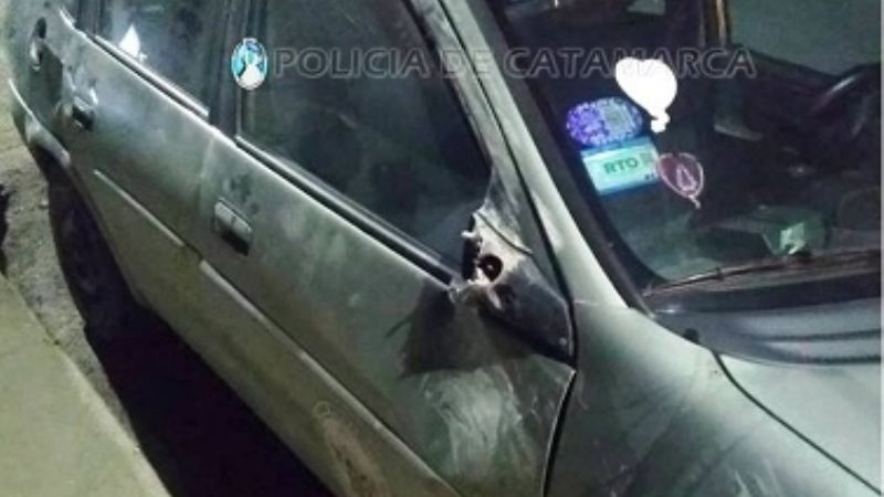 Volcó en la ruta y pudo llegar al puesto caminero