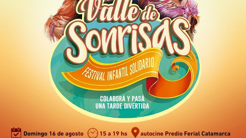 Este domingo, Festival Solidario Valle de Sonrisas