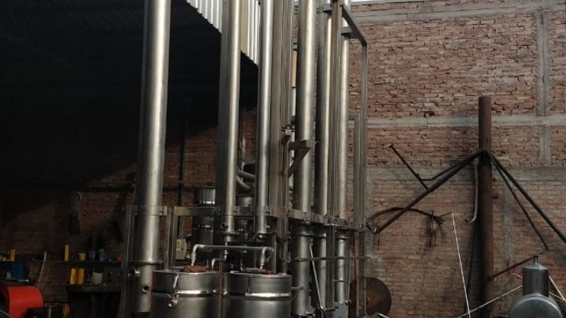 Llegó la concentradora de mosto a Tinogasta