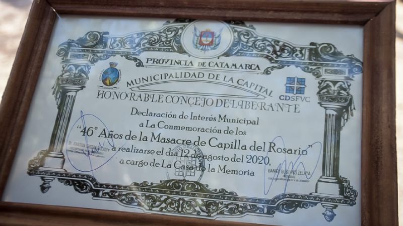 "Seguimos sin respuesta..." por la Masacre de Capilla del Rosario