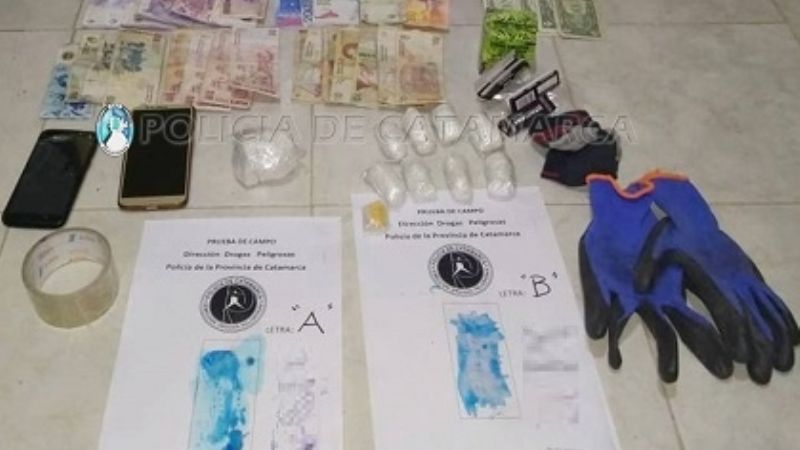 Detenido con más de 200 gramos de cocaína