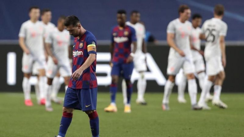 Paliza histórica del Bayern Munich al Barcelona de Messi
