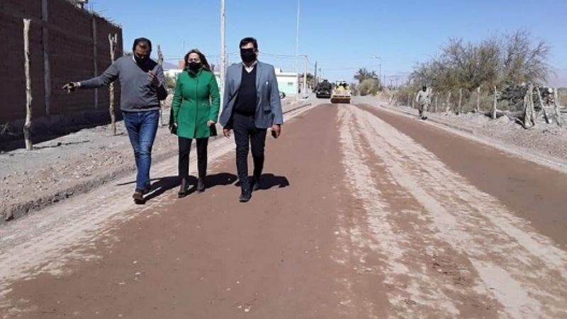 Continuan los trabajos camino a Las Termas