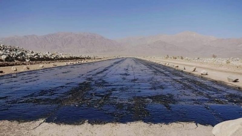 Continuan los trabajos camino a Las Termas
