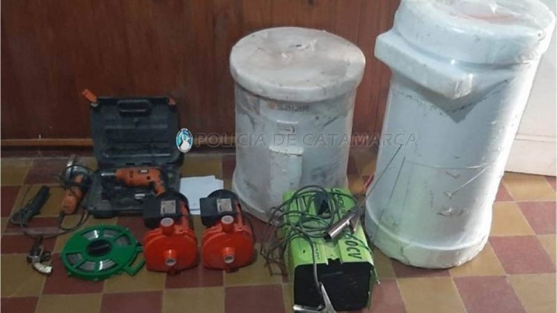 Recuperan varios elementos robados en una escuela de Tinogasta