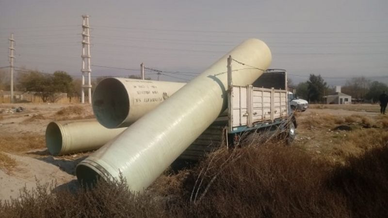 Intentaron robar caños de Aguas de Catamarca
