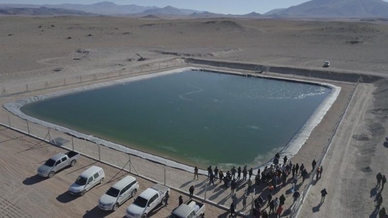 Inauguran reservorio de agua y lanzan la obra del dique Paicuqui