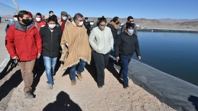 Inauguran reservorio de agua y lanzan la obra del dique Paicuqui