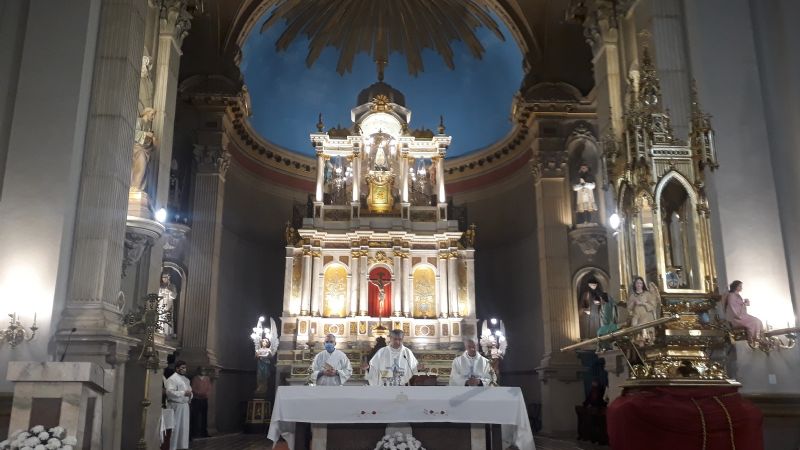 El trono festivo restaurado es “una ofrenda de todos a la Madre del Valle”