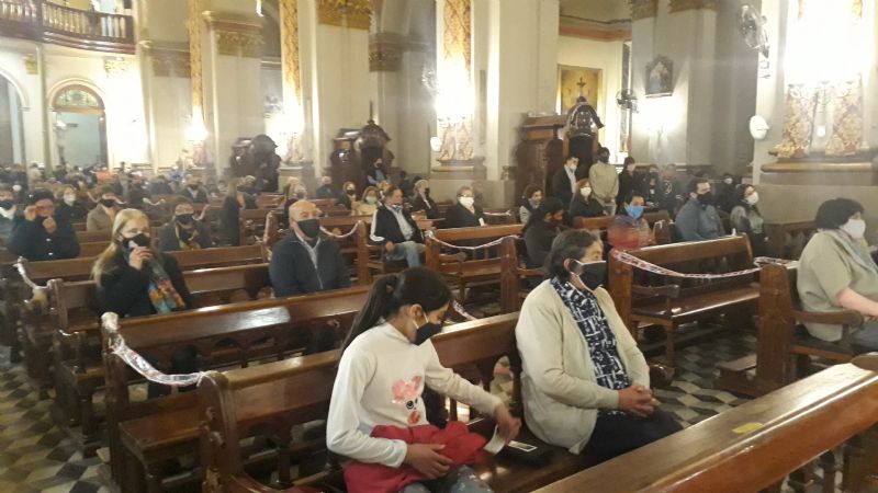 El trono festivo restaurado es “una ofrenda de todos a la Madre del Valle”