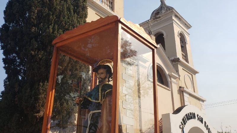 San Roque salió al encuentro de sus devotos