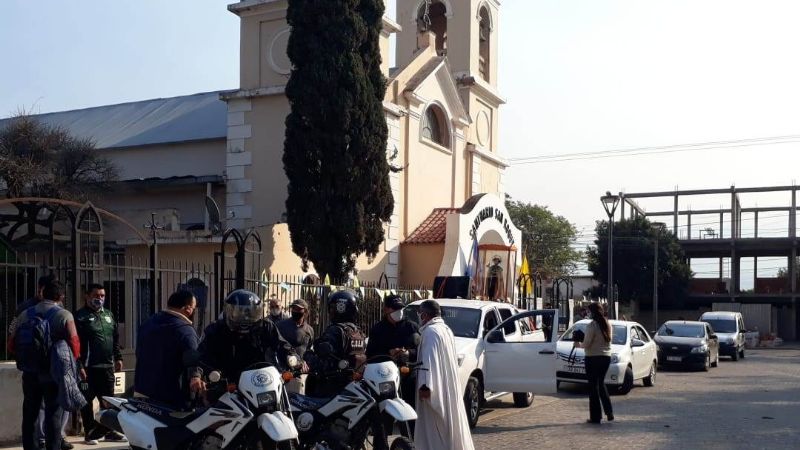 San Roque salió al encuentro de sus devotos