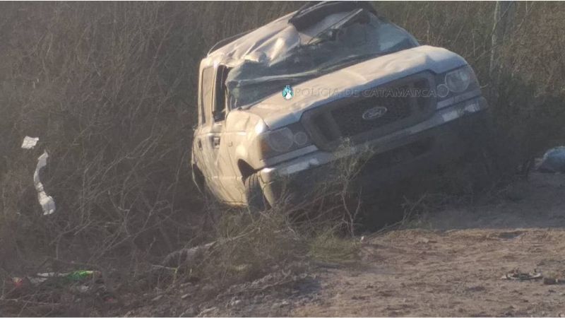 Vuelco fatal camino a El Quimilo