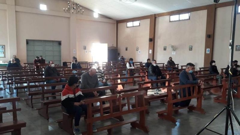 El Rosario de hombres, una ofrenda a la Virgen en el Año Jubilar Mariano