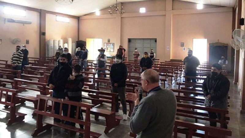 El Rosario de hombres, una ofrenda a la Virgen en el Año Jubilar Mariano