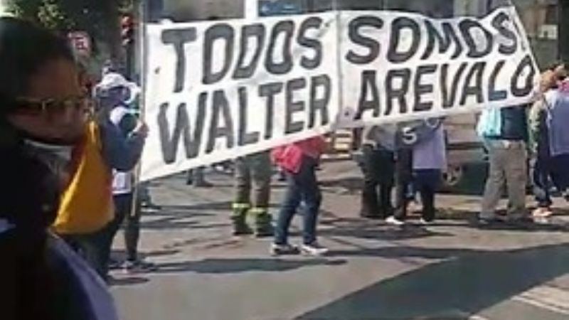 Con Arévalo preso, el SOEM volvió a marchar por las calles de la ciudad