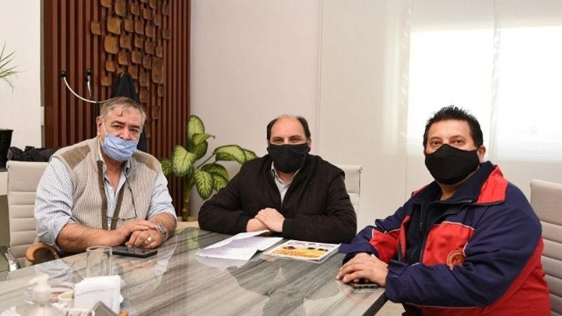 Reunión con Bomberos Voluntarios