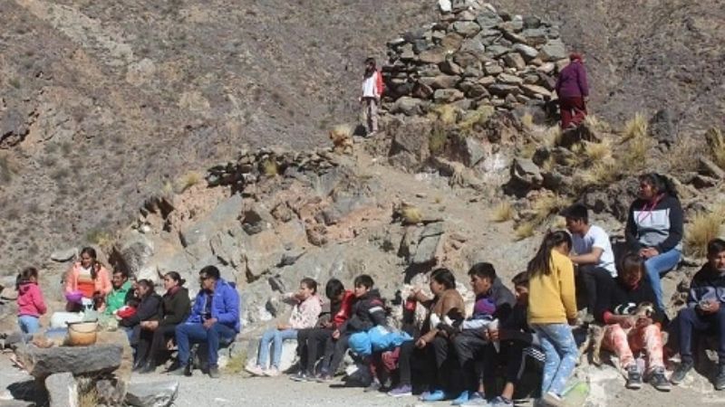 Homenaje a la madre tierra en Las Papas