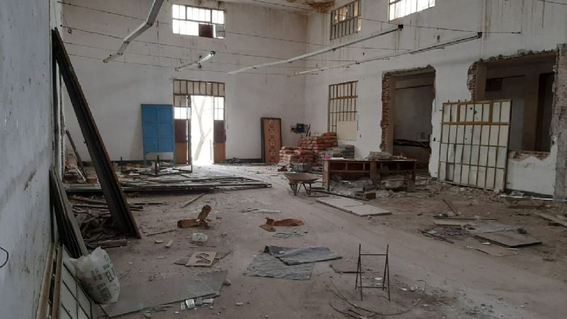 Iniciaron obras de remodelación en la ENET N°1