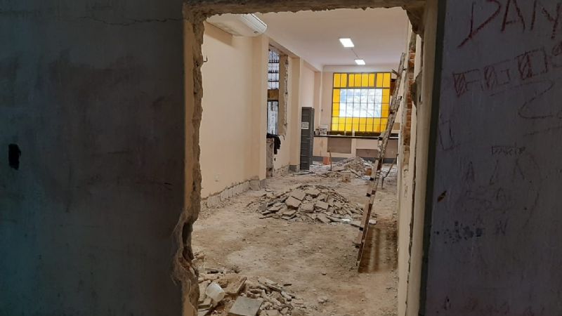 Iniciaron obras de remodelación en la ENET N°1