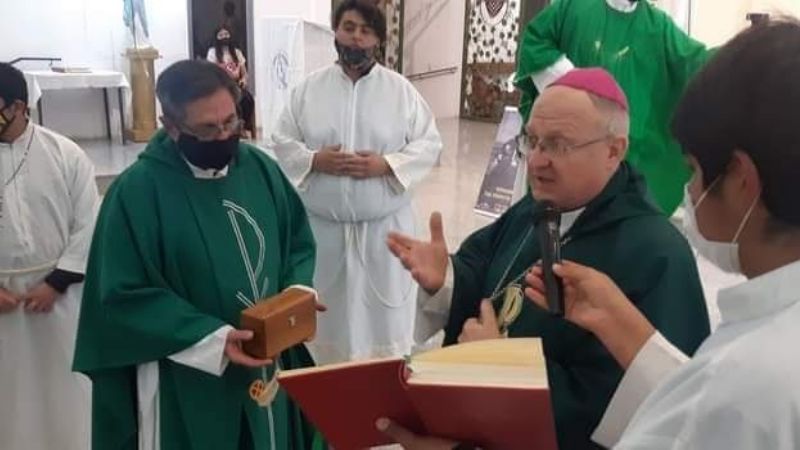 El Pbro. Salvador Acevedo llegó a la parroquia del Corazón de Jesús