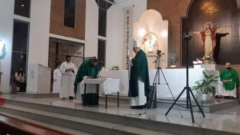 El Pbro. Salvador Acevedo llegó a la parroquia del Corazón de Jesús