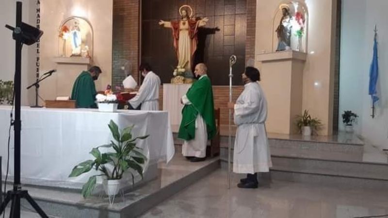 El Pbro. Salvador Acevedo llegó a la parroquia del Corazón de Jesús