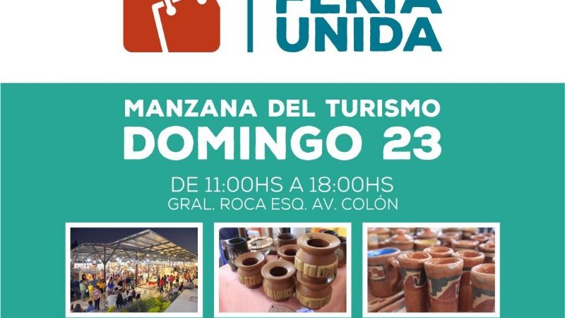 El domingo, nueva edición de la Feria Unida