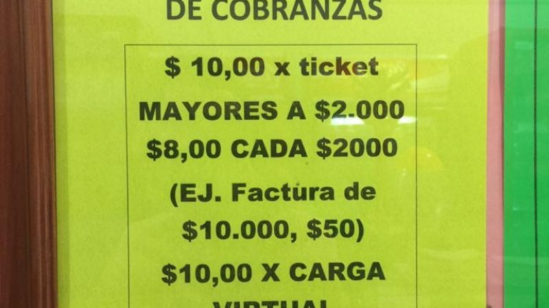 Labraron actas de infracción en Rapipago y Pago Fácil por cobro de plus