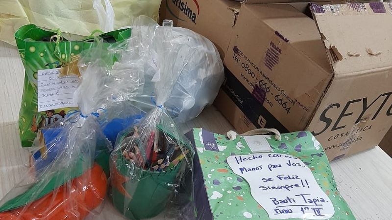 Alumnos realizaron una campaña solidaria para escuela de El Tolar