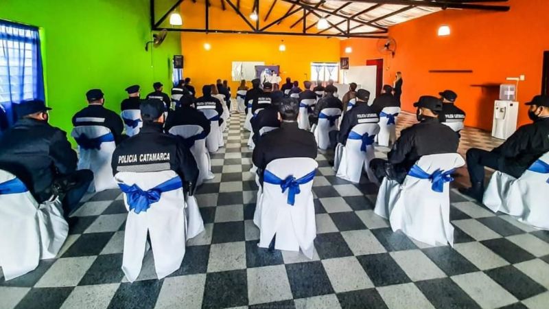 En Recreo recordaron el 197° aniversario de la Policía de Catamarca