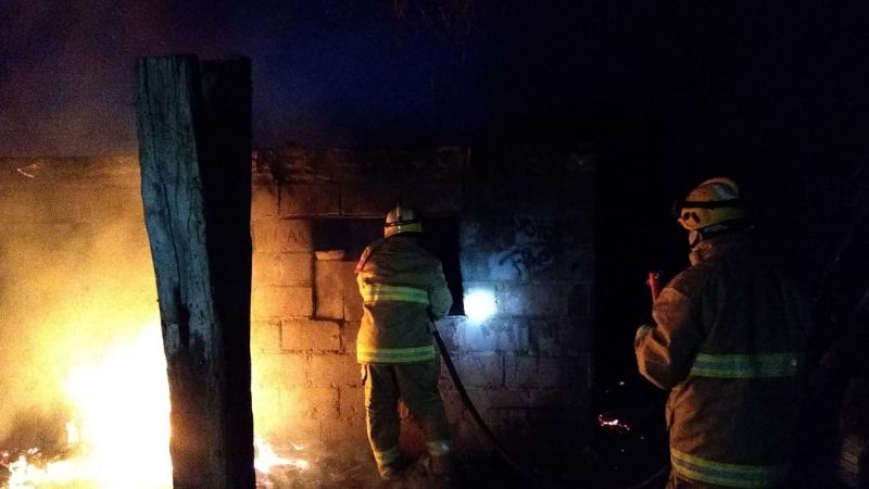 Se incendió una vivienda en Recreo