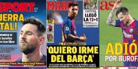 EN ESPAÑA, esto publicaron Sport de Barcelona, y Marca y AS de Madrid.