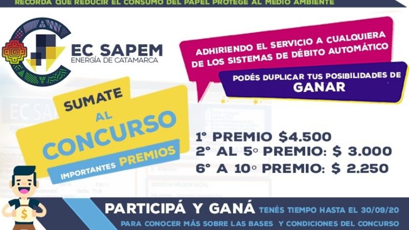 Concurso “Adherite a la factura digital”