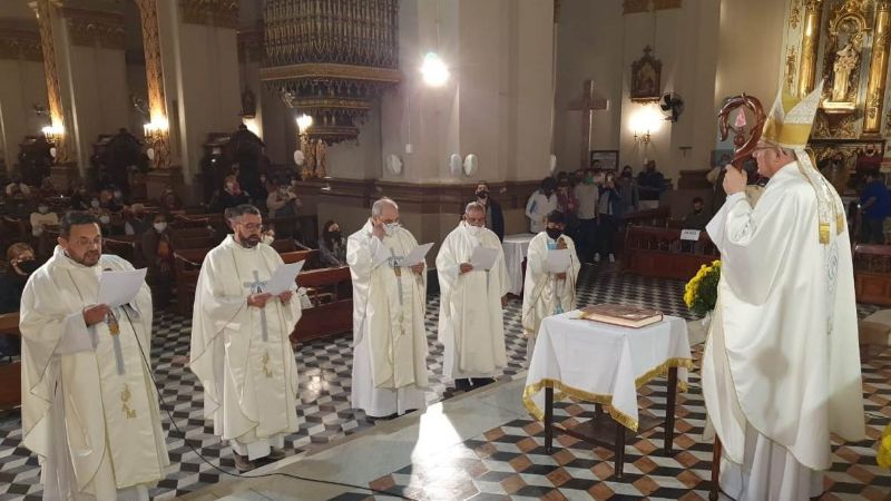 Asumieron el nuevo Vicario General y el Secretario Canciller de la Diócesis