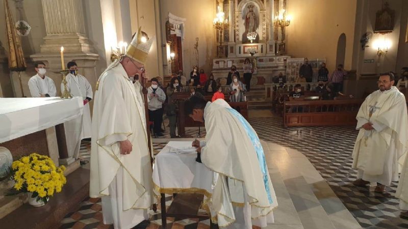 Asumieron el nuevo Vicario General y el Secretario Canciller de la Diócesis