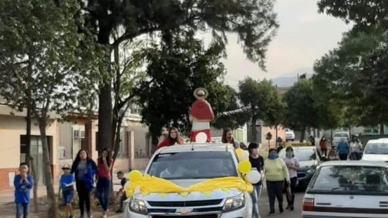 San Ramón Nonato visitó el barrio Policial
