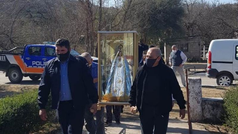 Peregrinación mariana en Paclín