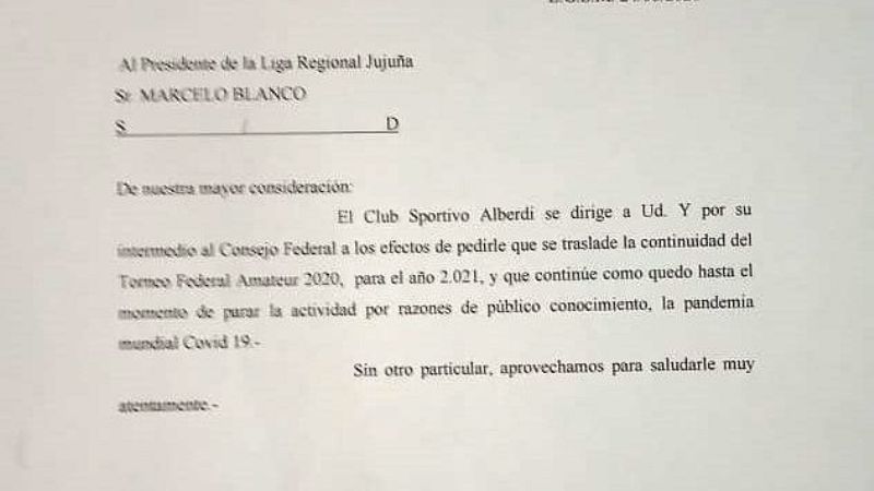 Postergarían el Regional Federal hasta mediados de 2021