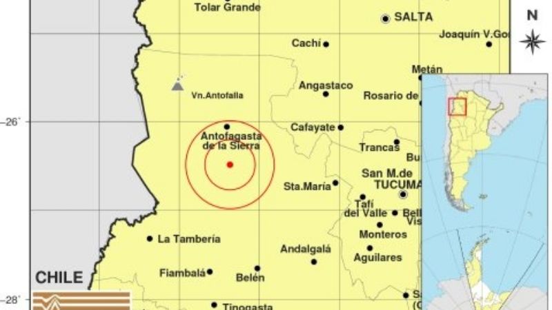 Sismo en la Puna
