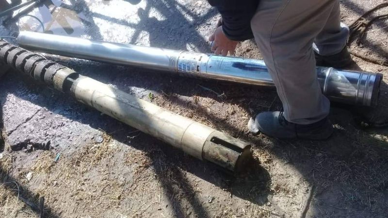 Cambiaron equipo de bombeo en Esquiú, La Paz