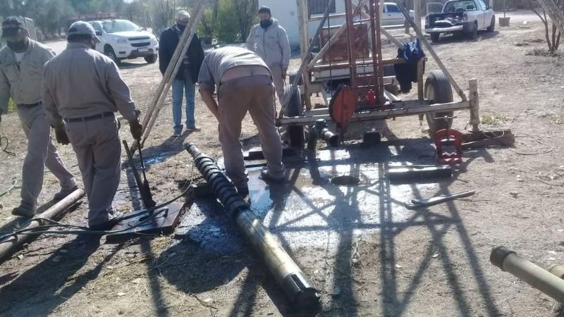 Cambiaron equipo de bombeo en Esquiú, La Paz