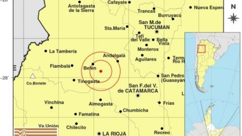 Tres temblores en las últimas horas