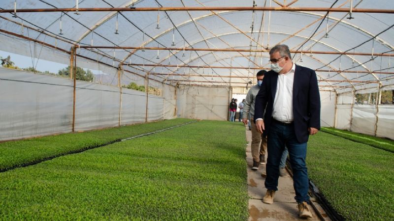 El equipo de gobierno recorrió obras que solucionarán problemas de agua